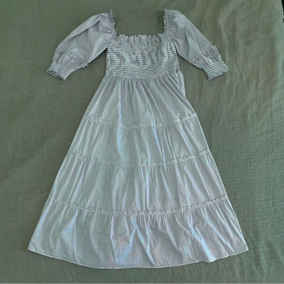 Hill House Home Nesli Nap Dress Navy Gingham Size Small - Picture 2 of 4